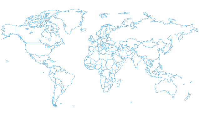 Global locations and international presence map